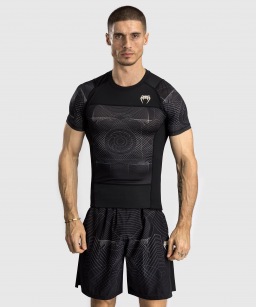 Рашгард Venum G-Fit Air SS - Deep Black/Desert Sand