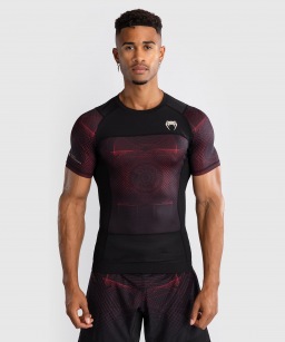 Рашгард Venum G-Fit Air SS - Deep Black/Fire Red