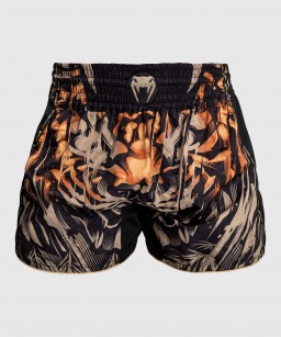 Шорты тайские Venum Tiger - Black/Neon Orange