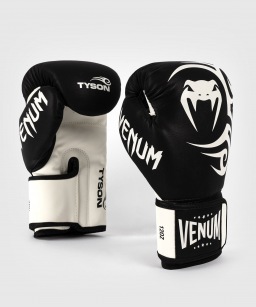 Боксерские перчатки Venum Mike Tyson - Deep Black/Optical White