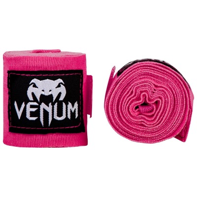 Бинты боксерские Venum Kontaсt - Neo Pink (4m)