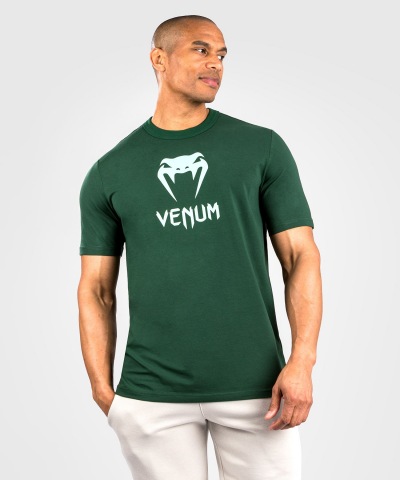 Футболка Venum Classic - Dark Green/Turquoise