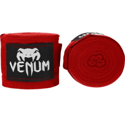 Бинты боксерские Venum Kontact - Red (4.5m)