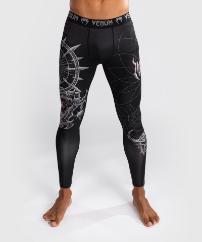 Компрессионные штаны Venum Gladiator 5.0 - Black/Silver