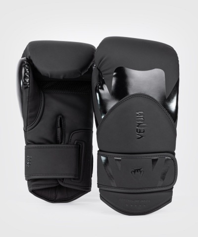 Перчатки боксерские Venum Challenger 4.0 - Black/Black