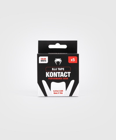 Тейпы для пальцев Venum Kontact BJJ - White/Black
