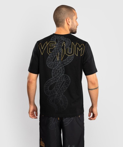 Футболка Venum Serpenti - Black/Silver/Gold
