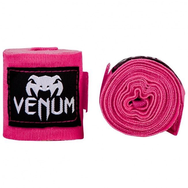 Бинты боксерские Venum Kontaсt - Neo Pink (4m)