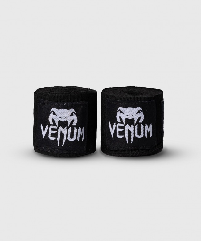 Бинты боксерские Venum Kontact - Black (4.5m) | Фото 1