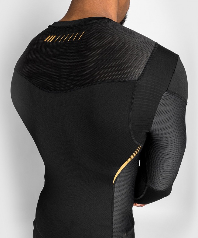 Рашгард Venum Tempest 2.0 LS – Black/Gold | Фото 5