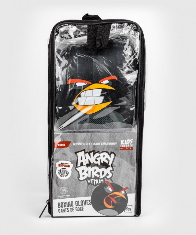 Детские боксерские перчатки Venum Angry Birds - Black | Фото 6
