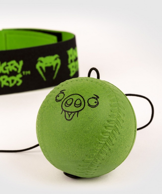 Детский мяч для бокса Venum Angry Birds - Green | Фото 1