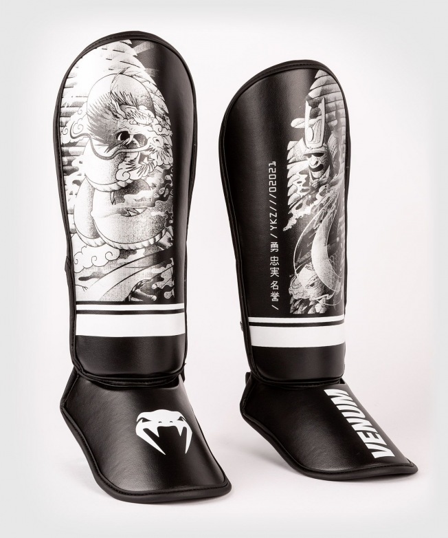 Детские шингарды Venum YKZ21 - Black/White | Фото 2