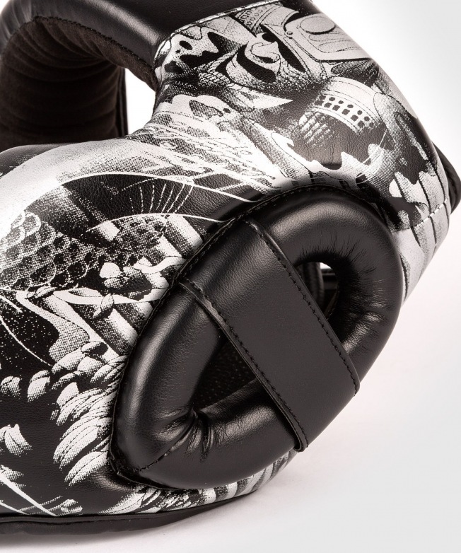 Детский боксерский шлем Venum YKZ21- Black/White | Фото 3