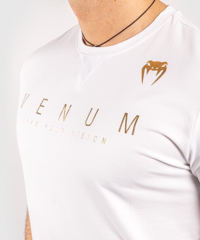 Футболка Venum LiveYourVision - White/Black | Фото 5