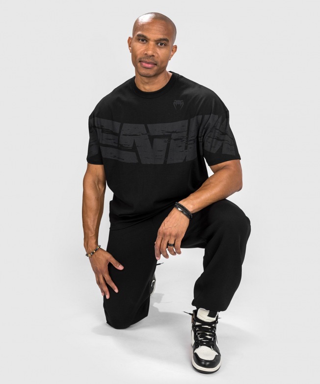 Футболка Venum Connect XL Oversize Fit - Black | Фото 3