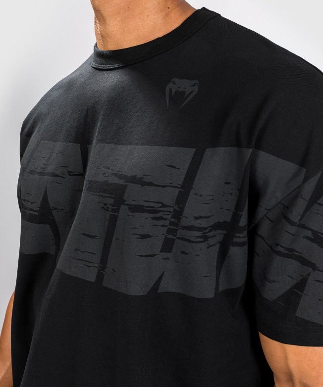 Футболка Venum Connect XL Oversize Fit - Black | Фото 5