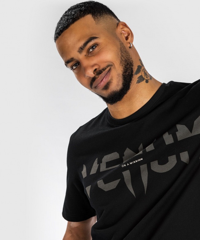 Футболка Venum On Mission Regular Fit - Black | Фото 1