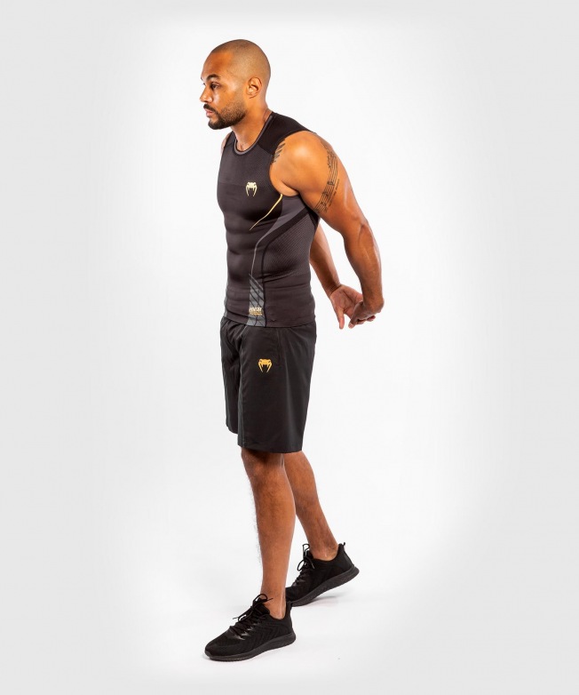 Рашгард Venum Athletics Sleeveless – Black/Gold | Фото 6