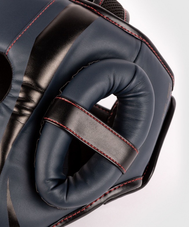 Боксерский шлем Venum Elite - Navy Blue/Black-Red | Фото 5