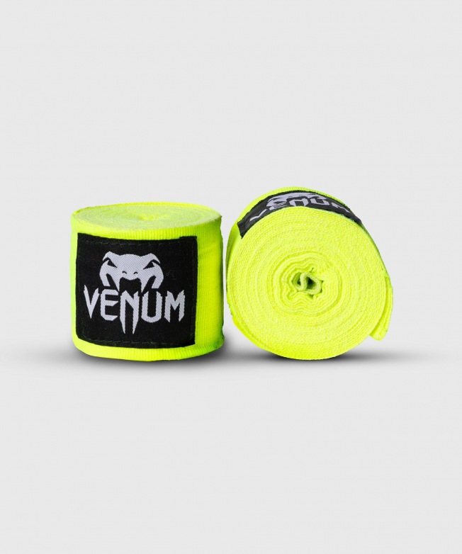 Бинты боксерские Venum Kontact - Neo Yellow (4m)