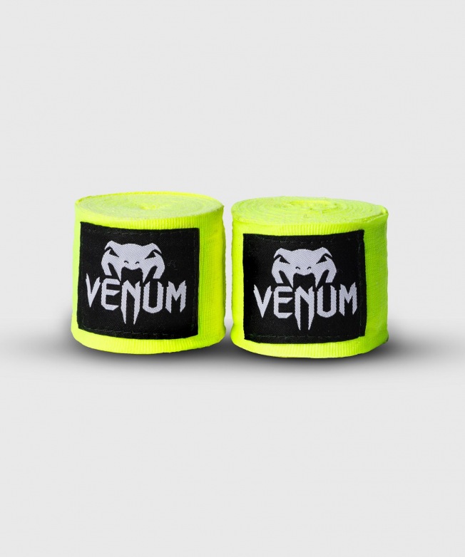 Бинты боксерские Venum Kontact - Neo Yellow (4m) | Фото 1