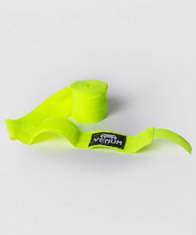 Бинты боксерские Venum Kontact - Neo Yellow (4m) | Фото 2
