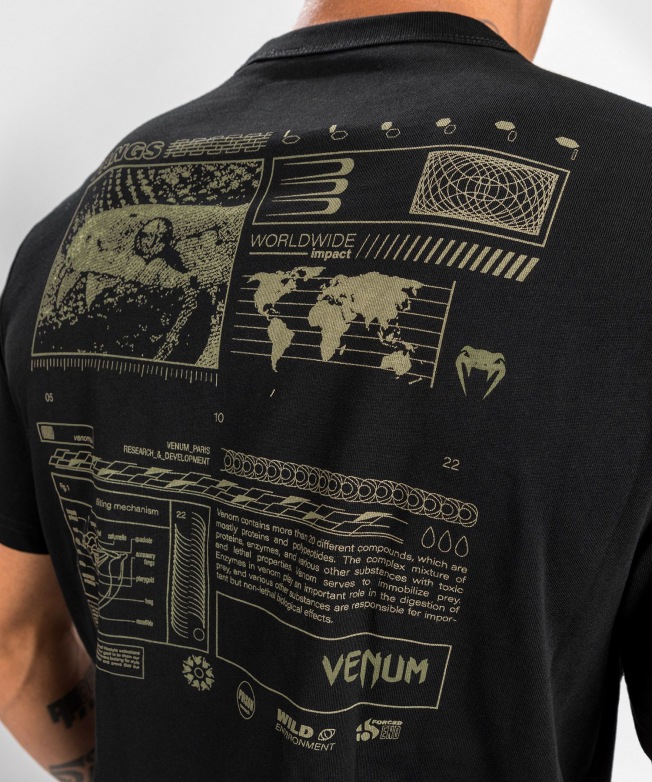 Футболка Venum Fangs Regular Fit - Black | Фото 2