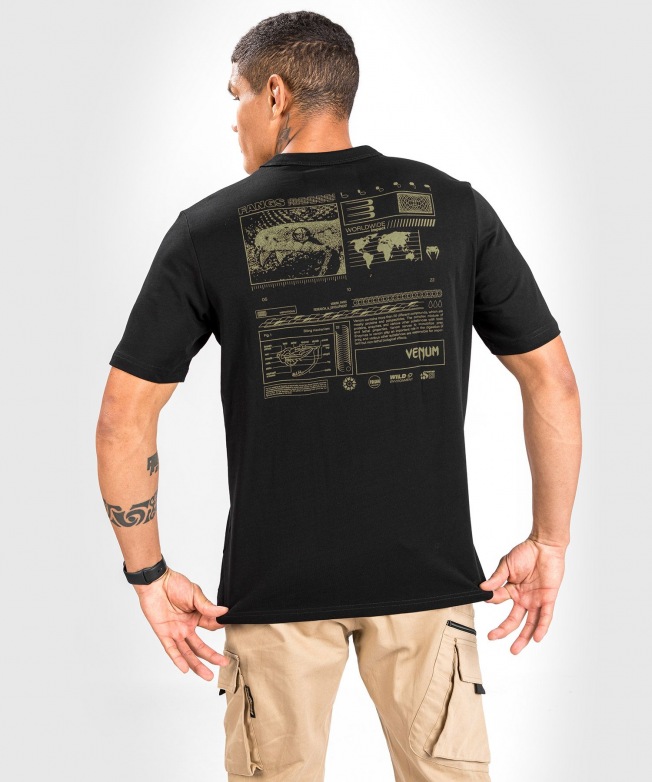 Футболка Venum Fangs Regular Fit - Black | Фото 3