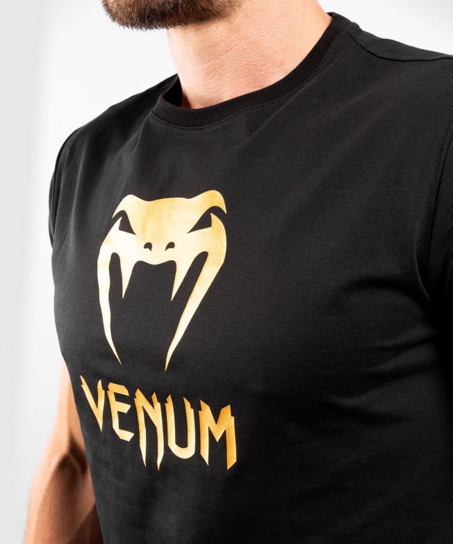 Футболка Venum Classic - Black/Gold | Фото 4
