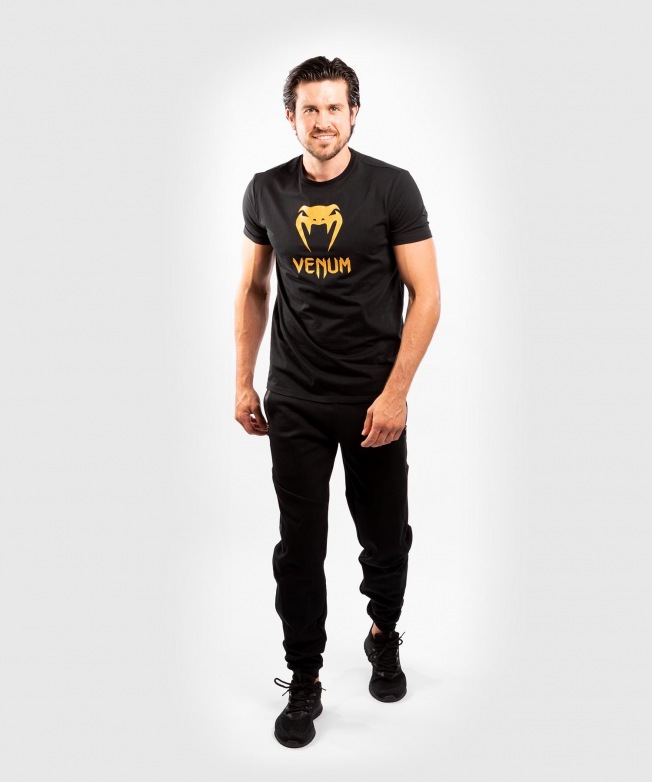 Футболка Venum Classic - Black/Gold | Фото 5