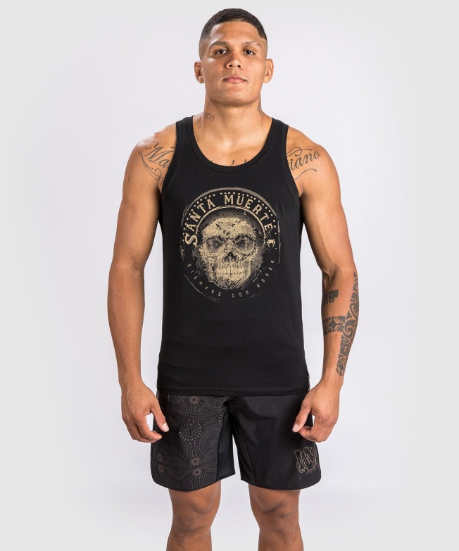 Майка Venum Santa Muerte Dark Side - Black/Brown | Фото 1