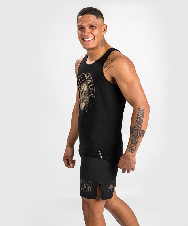 Майка Venum Santa Muerte Dark Side - Black/Brown | Фото 4