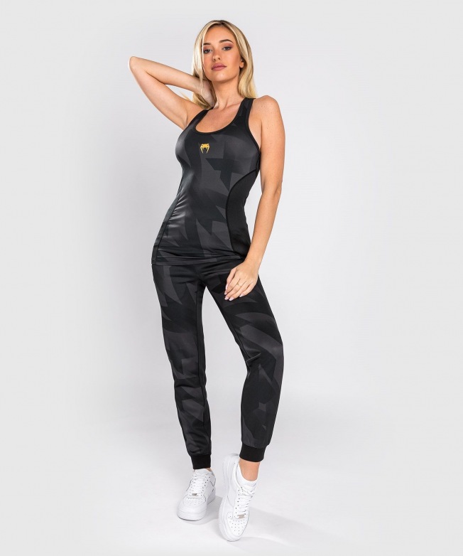 Майка женская Venum Razor - Black/Gold | Фото 1