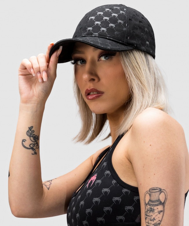Бейсболка Venum Monogram - Black/Black | Фото 3