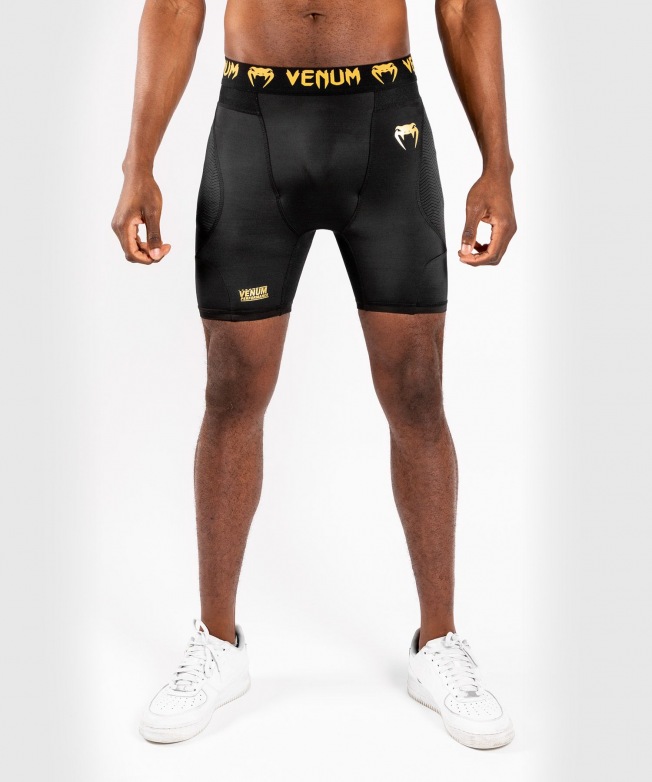 Компрессионные шорты Venum G-Fit - Black/Gold