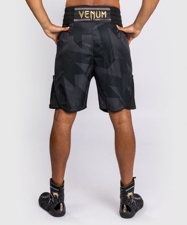 Боксерские шорты Venum Razor - Black/Gold | Фото 4