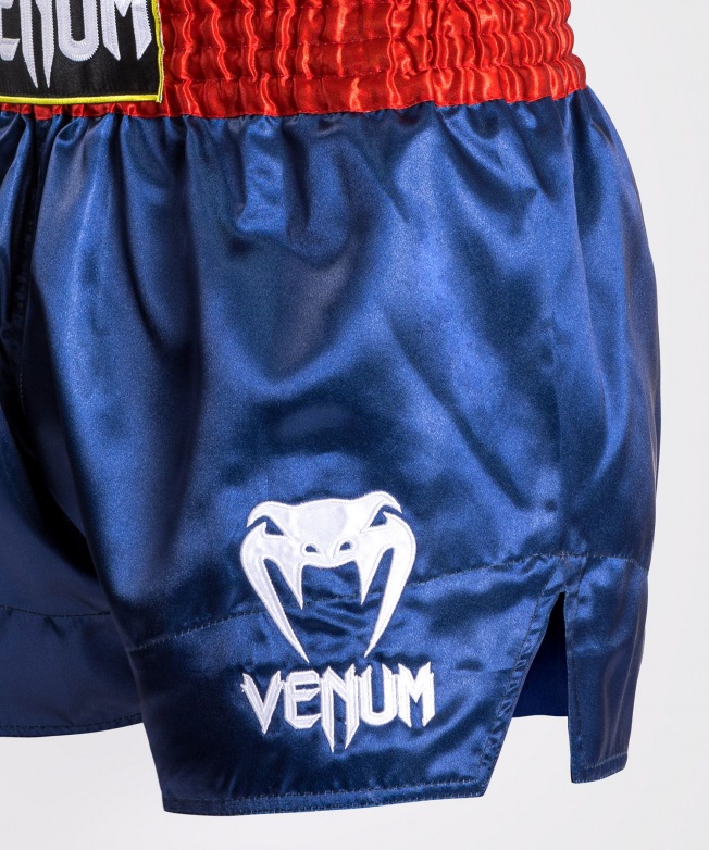 Тайские шорты Venum Classic - Blue/Red/White | Фото 4