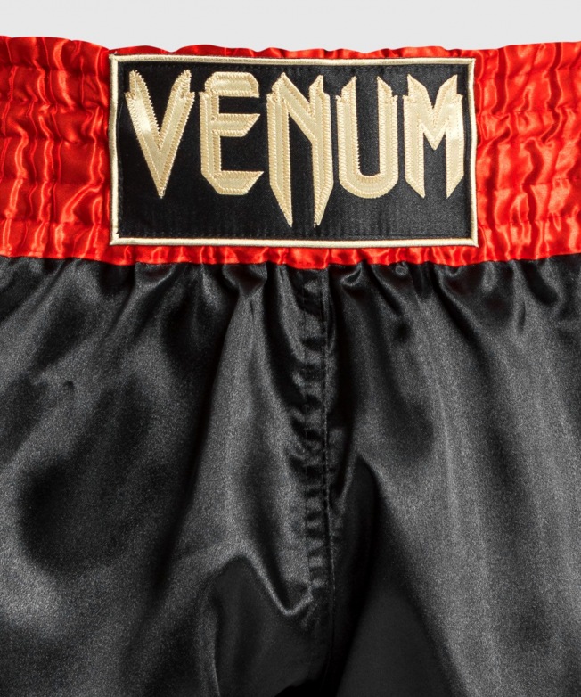 Тайские шорты Venum Classic - Red/Black/Gold | Фото 4