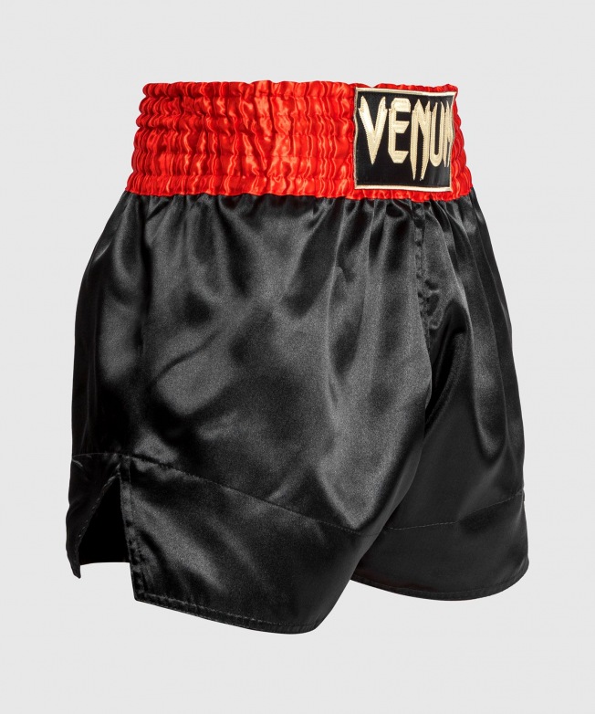 Тайские шорты Venum Classic - Red/Black/Gold | Фото 5