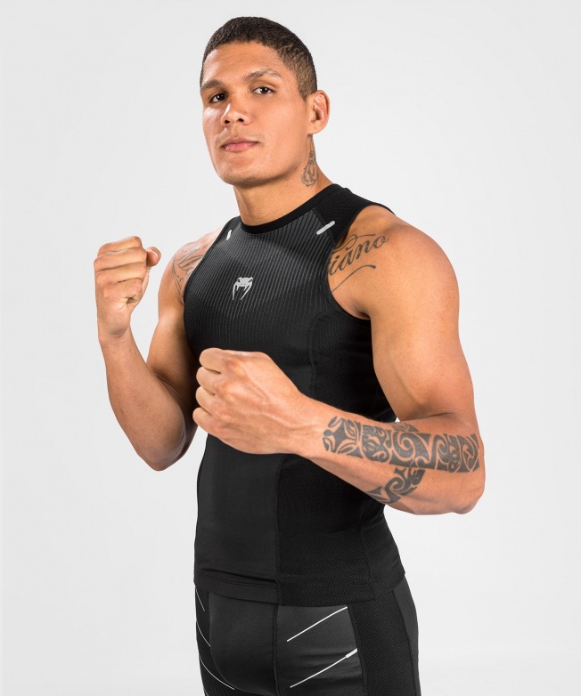Рашгард Venum Biomecha Sleevless - Black/Grey