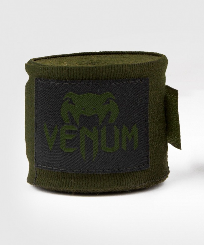Бинты боксерские Venum Kontact - Khaki/Black (2.5m) | Фото 1