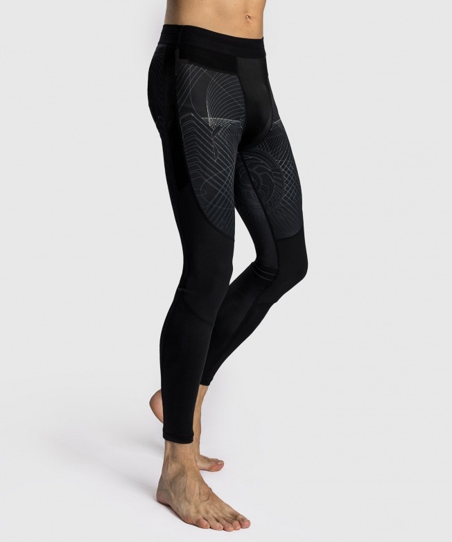 Компрессионные штаны Venum G-Fit Air - Deep Black/Desert Sand | Фото 2