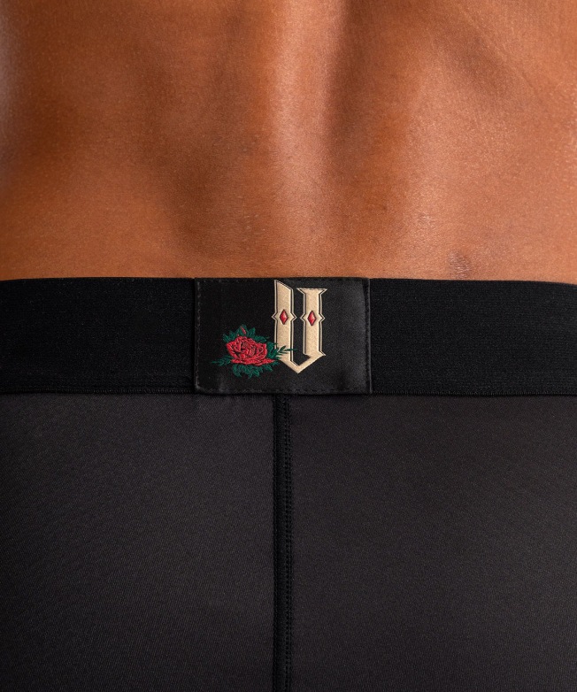 Компрессионные штаны Venum Santa Muerte 5.0 - Deep Black/Gold | Фото 7