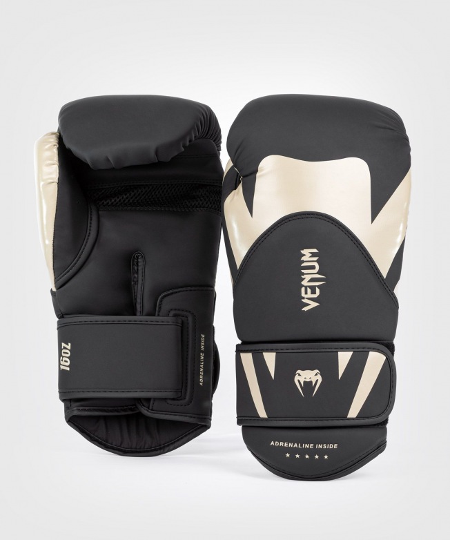 Перчатки боксерские Venum Challenger 4.0 - Black/Beige