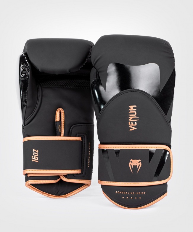 Перчатки боксерские Venum Challenger 4.0 - Black/Bronze