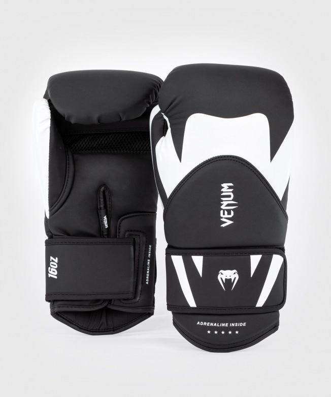 Перчатки боксерские Venum Challenger 4.0 - Black/White