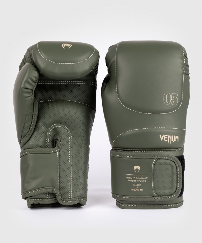 Перчатки боксерские Venum Impact Evo-Military Green