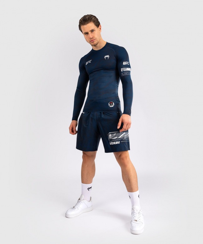 Рашгард UFC Venum Fight Week LS - Oceanic Blue | Фото 1