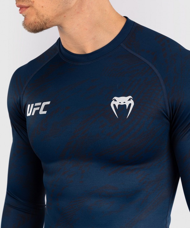Рашгард UFC Venum Fight Week LS - Oceanic Blue | Фото 3